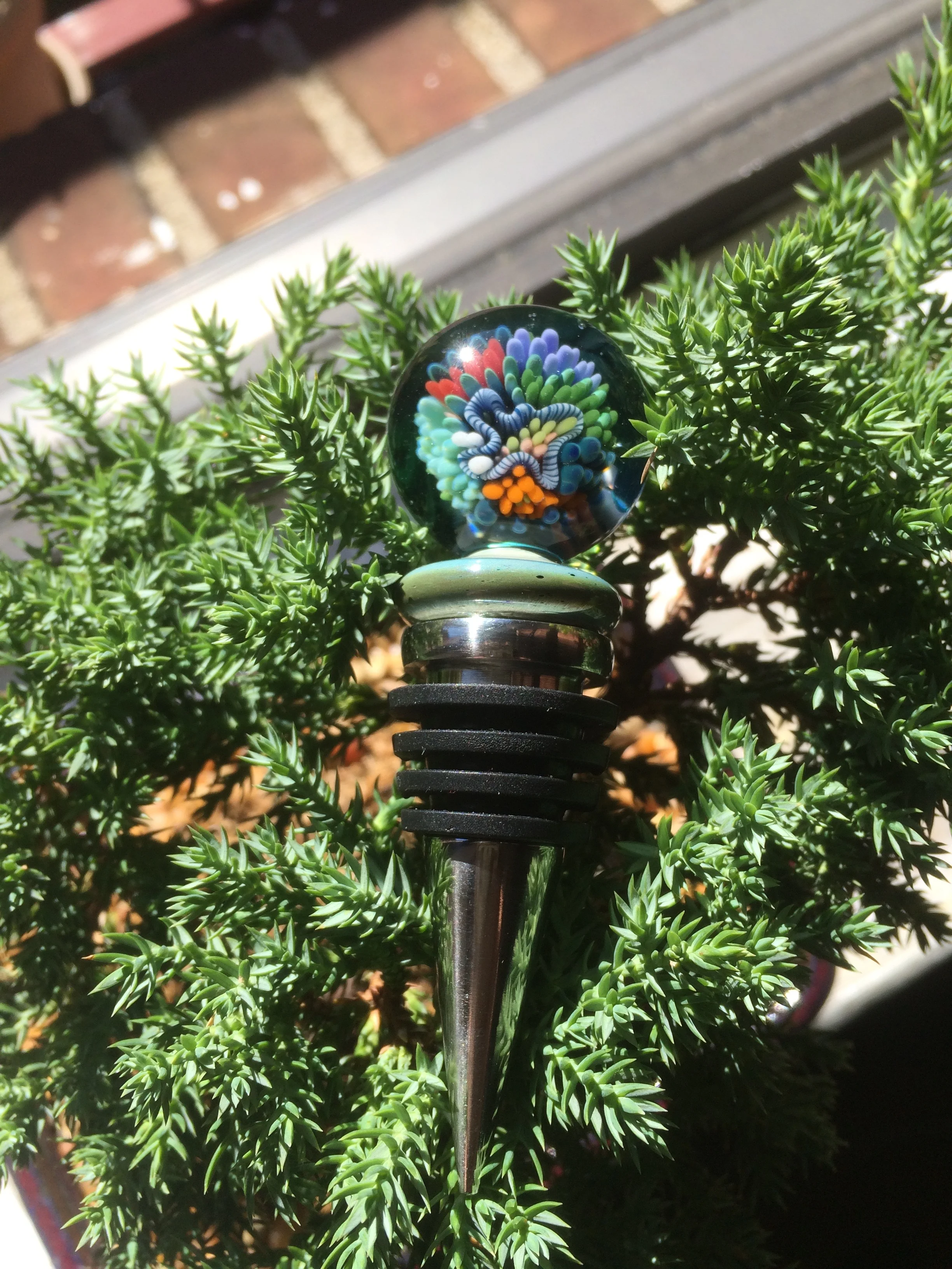 Coral Reef Wine Stopper