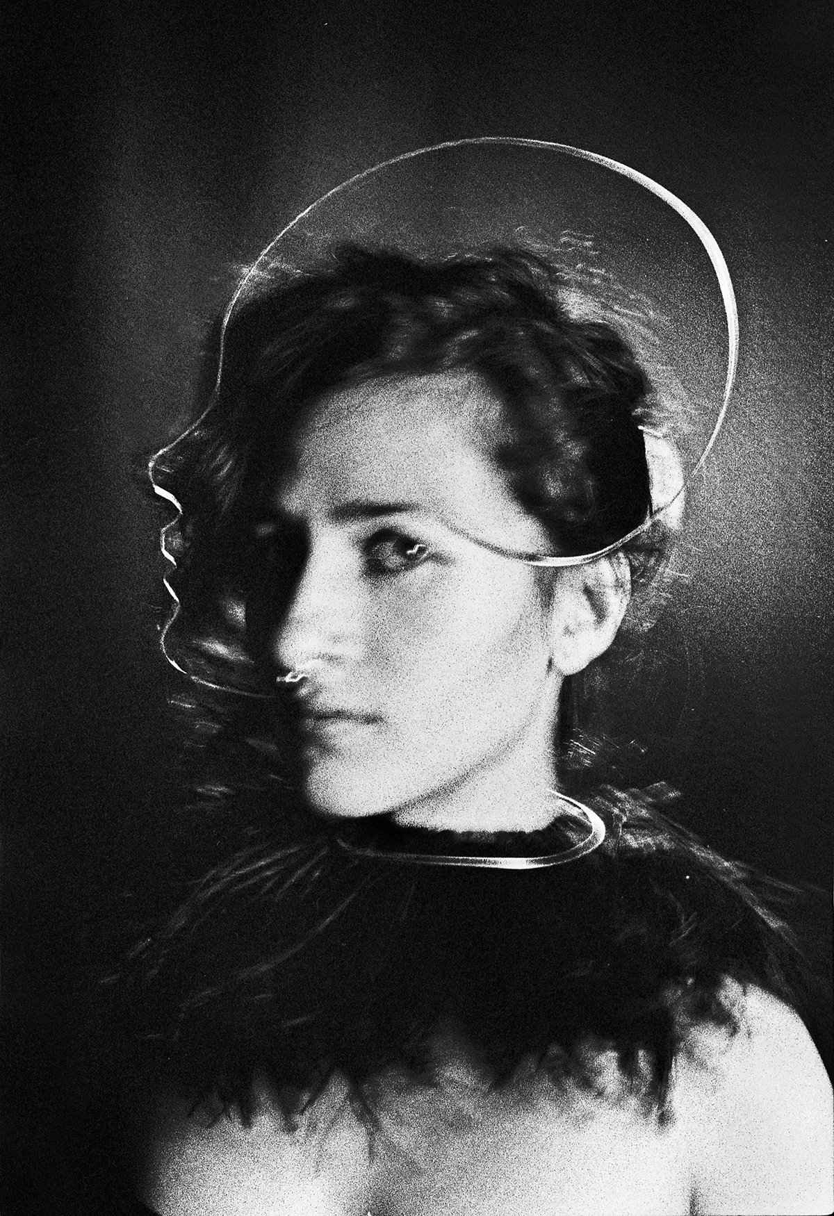 NIIKA , Singer, Writer, Musician, Studio Portrait on Tmax 3200