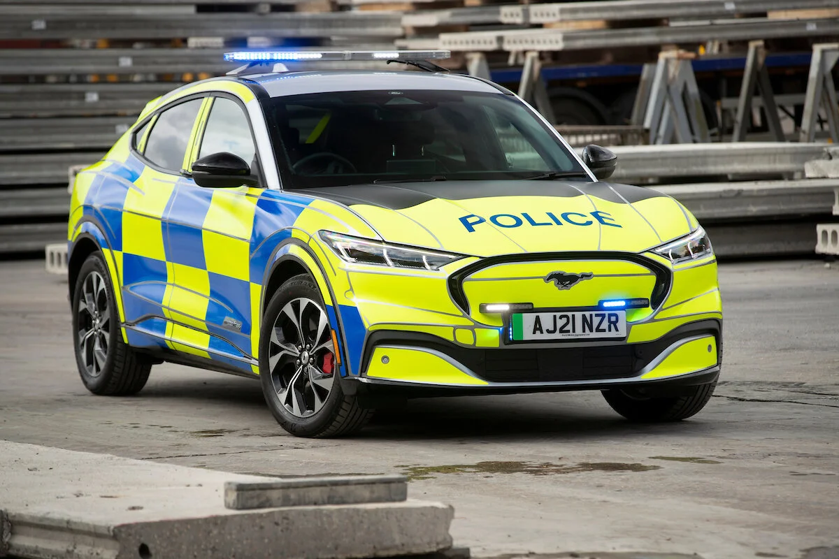 Ford Mustang Mach E Police Car Concept Shows Future Of Uk Policing Ev Brief