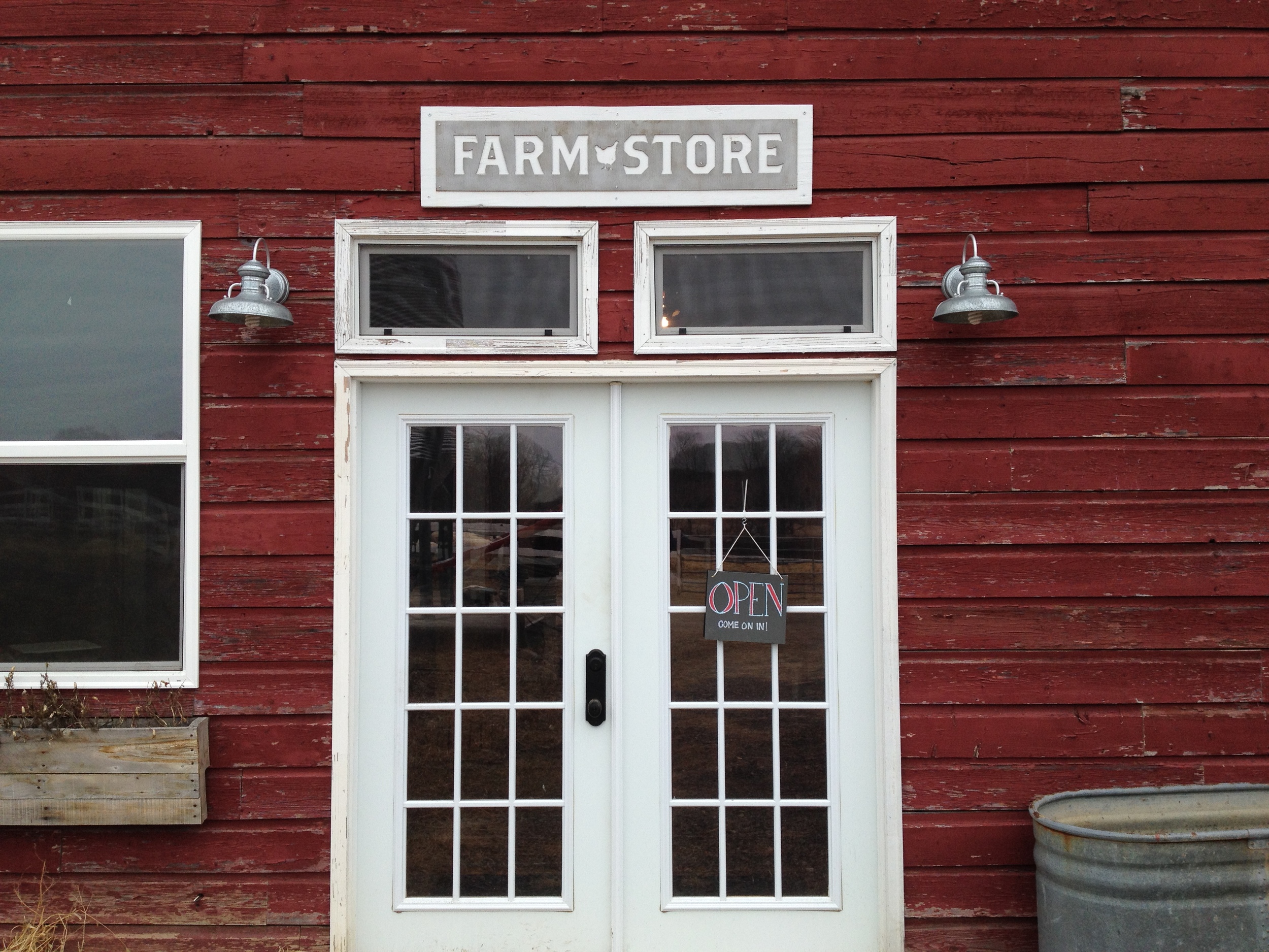 The newly opened Farm Store at Sawkill Farm in Red Hook, NY.