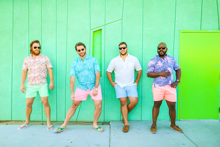 Chubbies' marketing ; photo courtesy of Chubbies