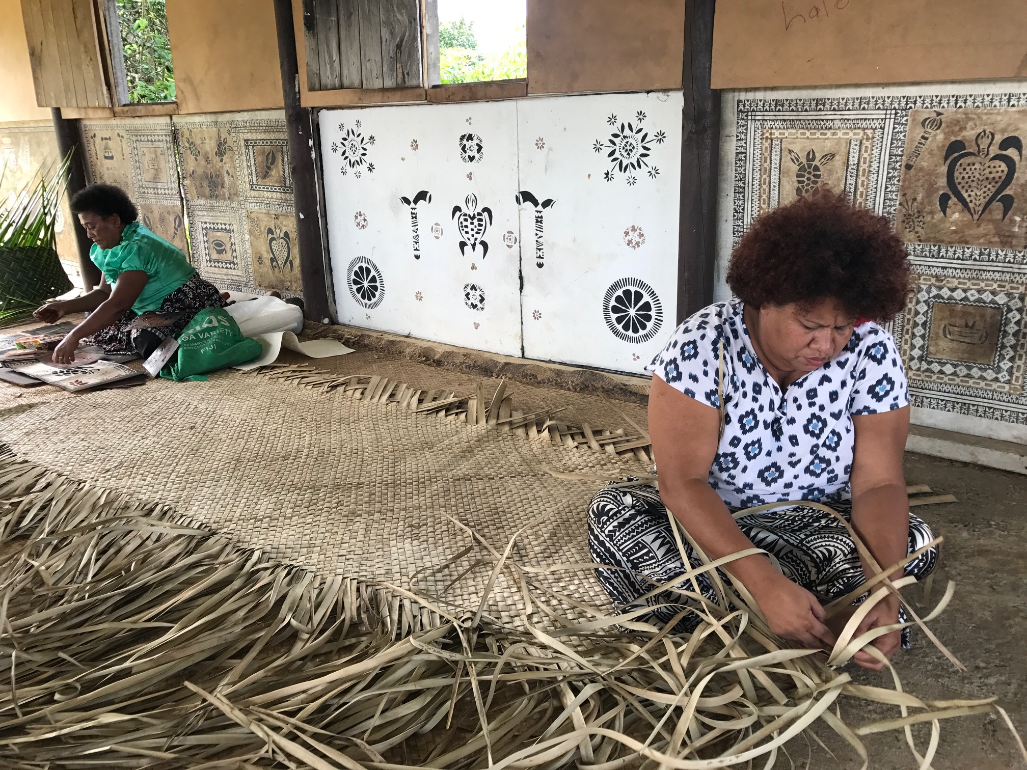 Weaving & Painting. 