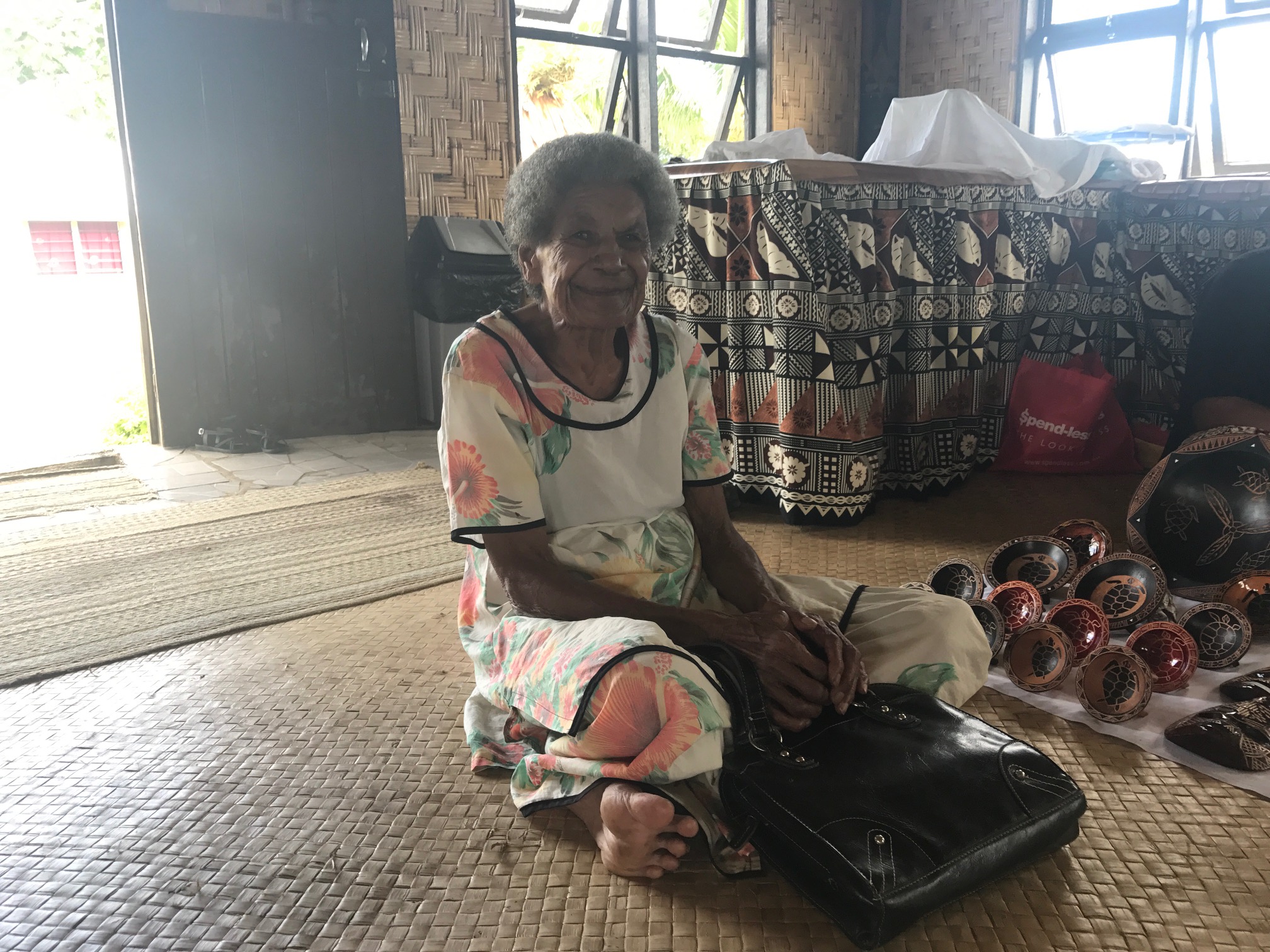 Woman of the village. 