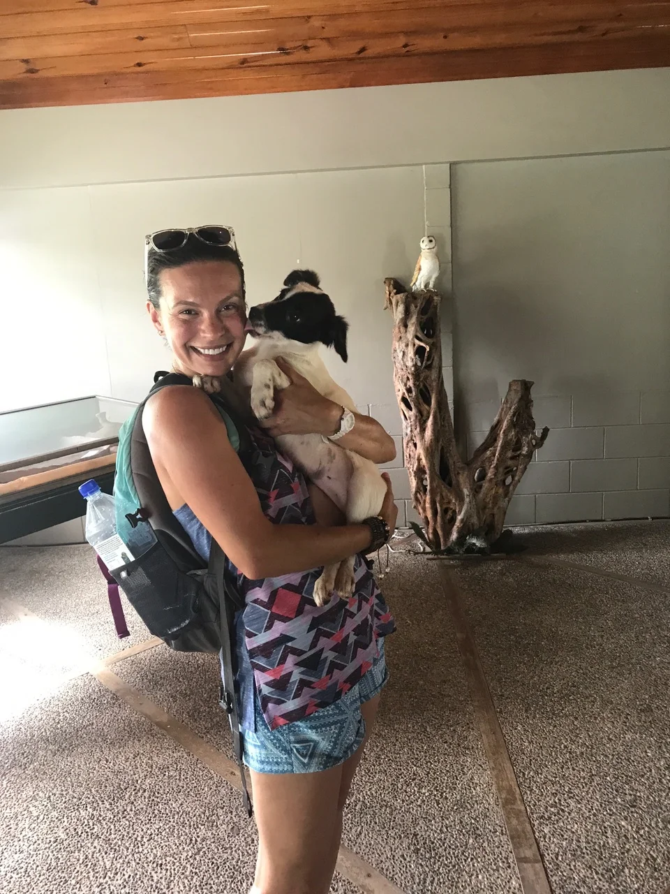Yes I met a puppy named Moana. No I didn't take her home with me. She lives at the sand dunes with her mama! How cool!!