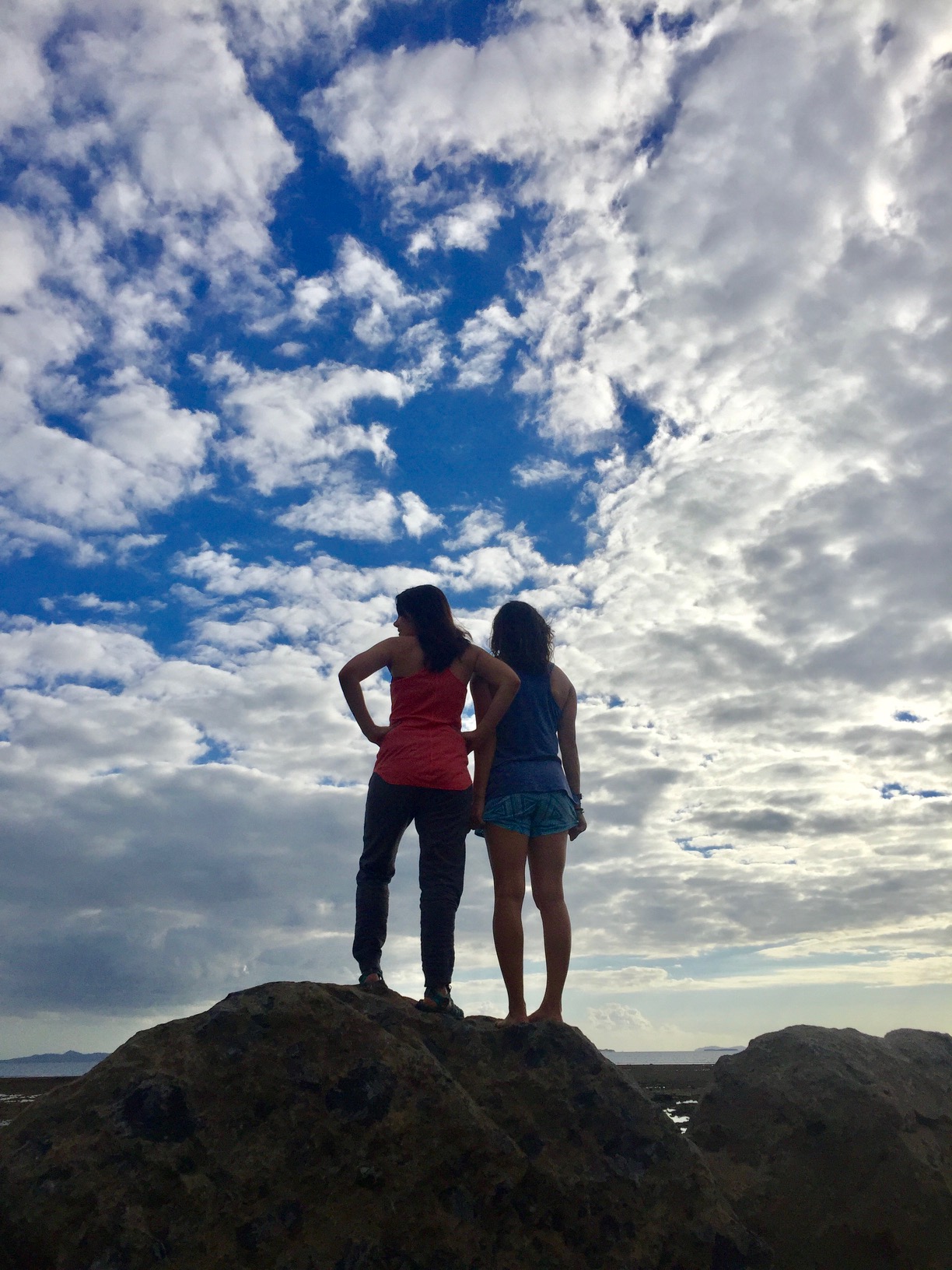 Carmen and me overlooking Vuda point. 