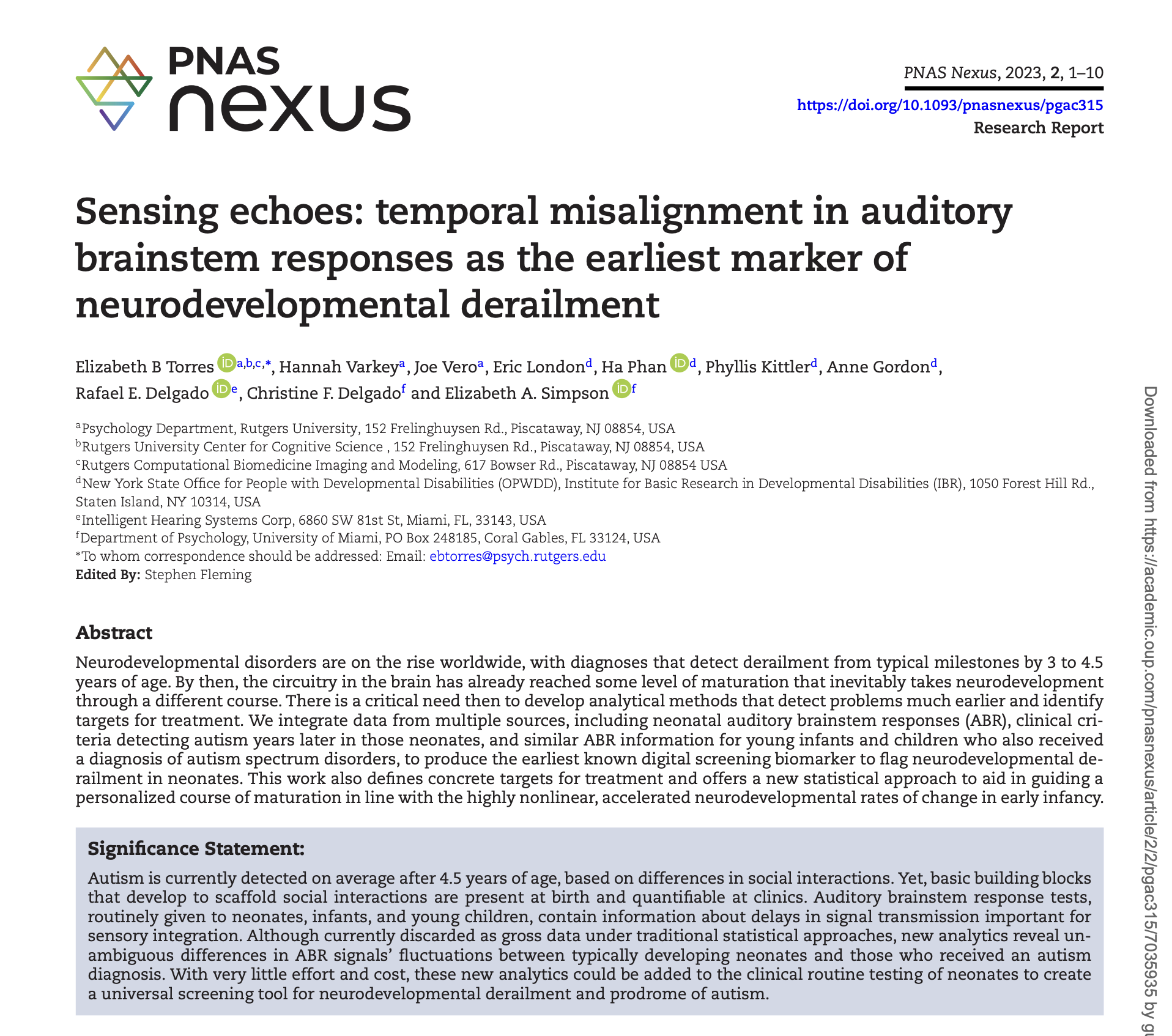 Sensing Echoes: Temporal Misalignment in ASD