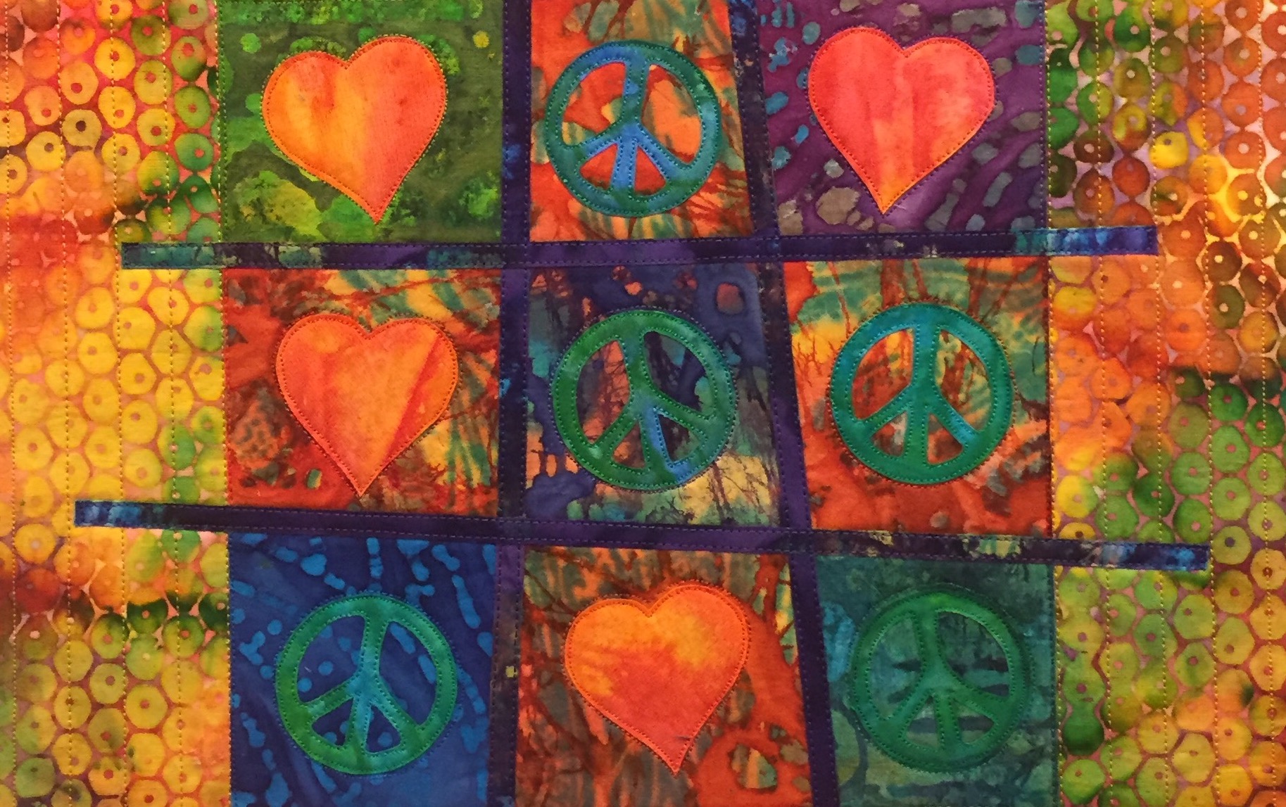  DETAIL - PATTERNS IN FIBER - BY LIN SCHIFNER