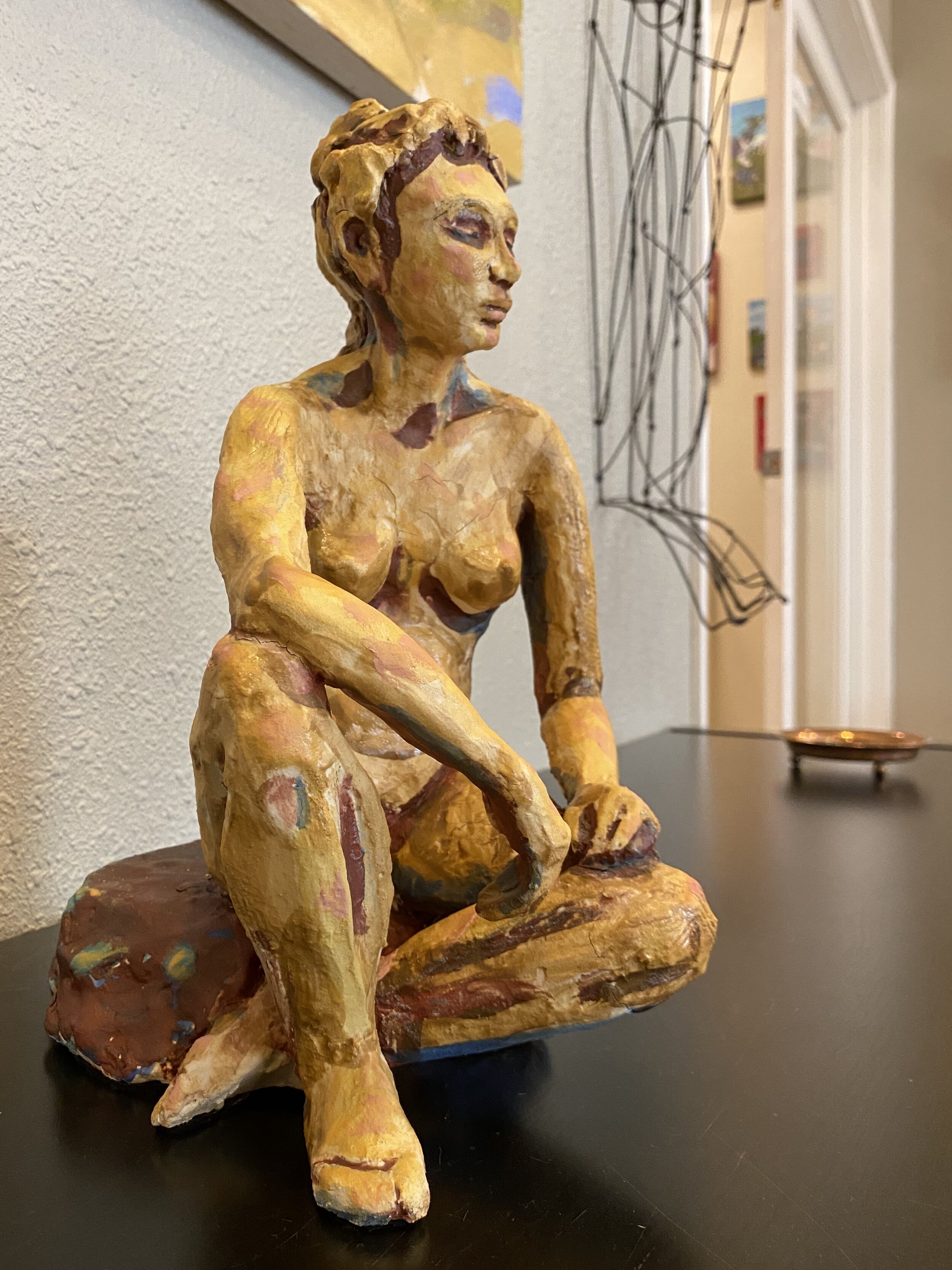  “Orange Nude” ceramic, 12 x6 x 7” ,  $700