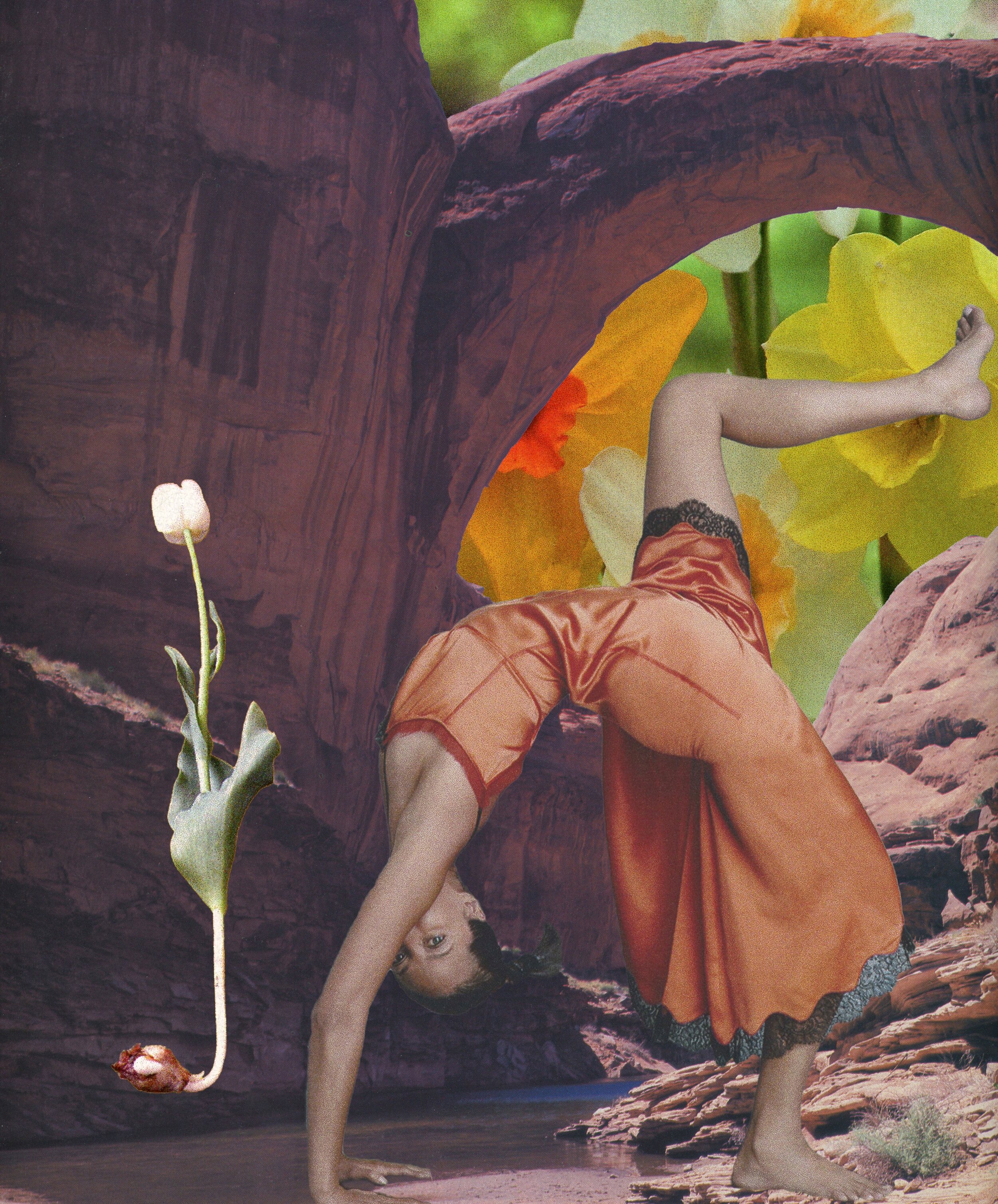 "Arches", photographic collage, 12 x 18" ( matted &amp; framed behind glass: $150 / giclee print on metal $200)