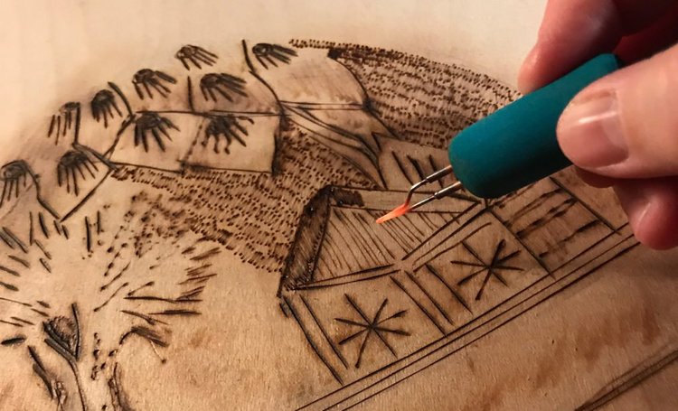 PYROGRAPHY - WOOD BURNING — Artists' Studio in the Foothills