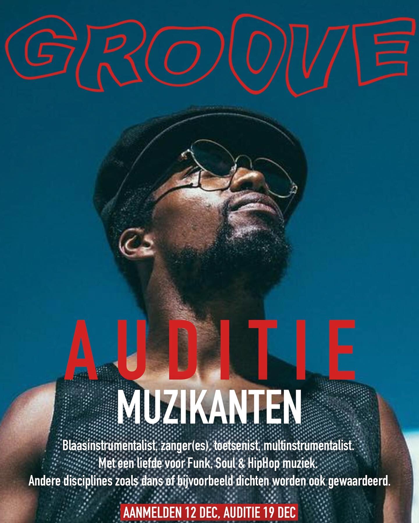 AUDITIE OPROEP - 19 december🚨We gaan in 2023 de samenwerking aan met @ghettofunkcollective om een voorstelling te maken waarin onze Funk styles centraal staan. 🪩 Daarvoor zijn we nog opzoek naar muzikanten. Ben jij dat of ken jij iemand die hier ge