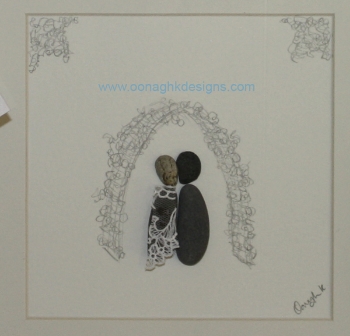 The Happy couple - you can personalise with names, dates, venue etc