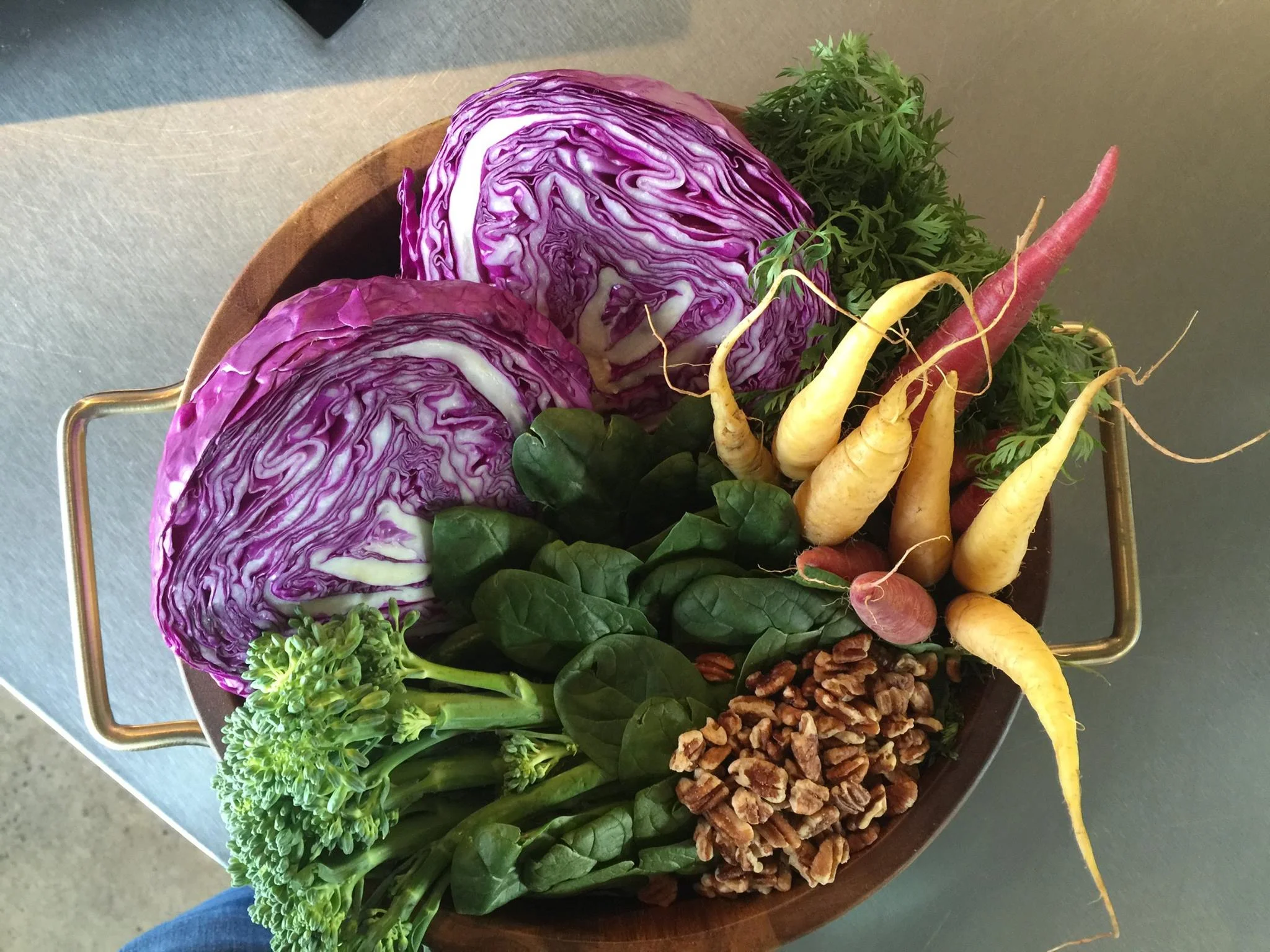 One of the weekly farm to table mixes at ZEN Japanese Food Fast