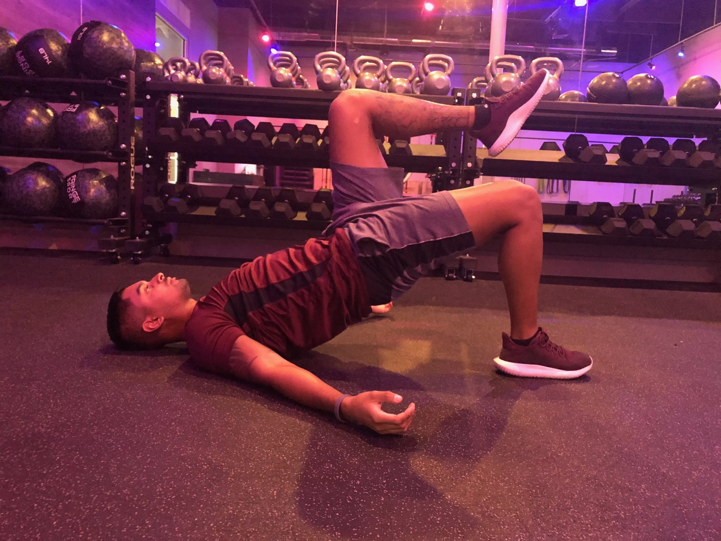 Marching Glute Bridge