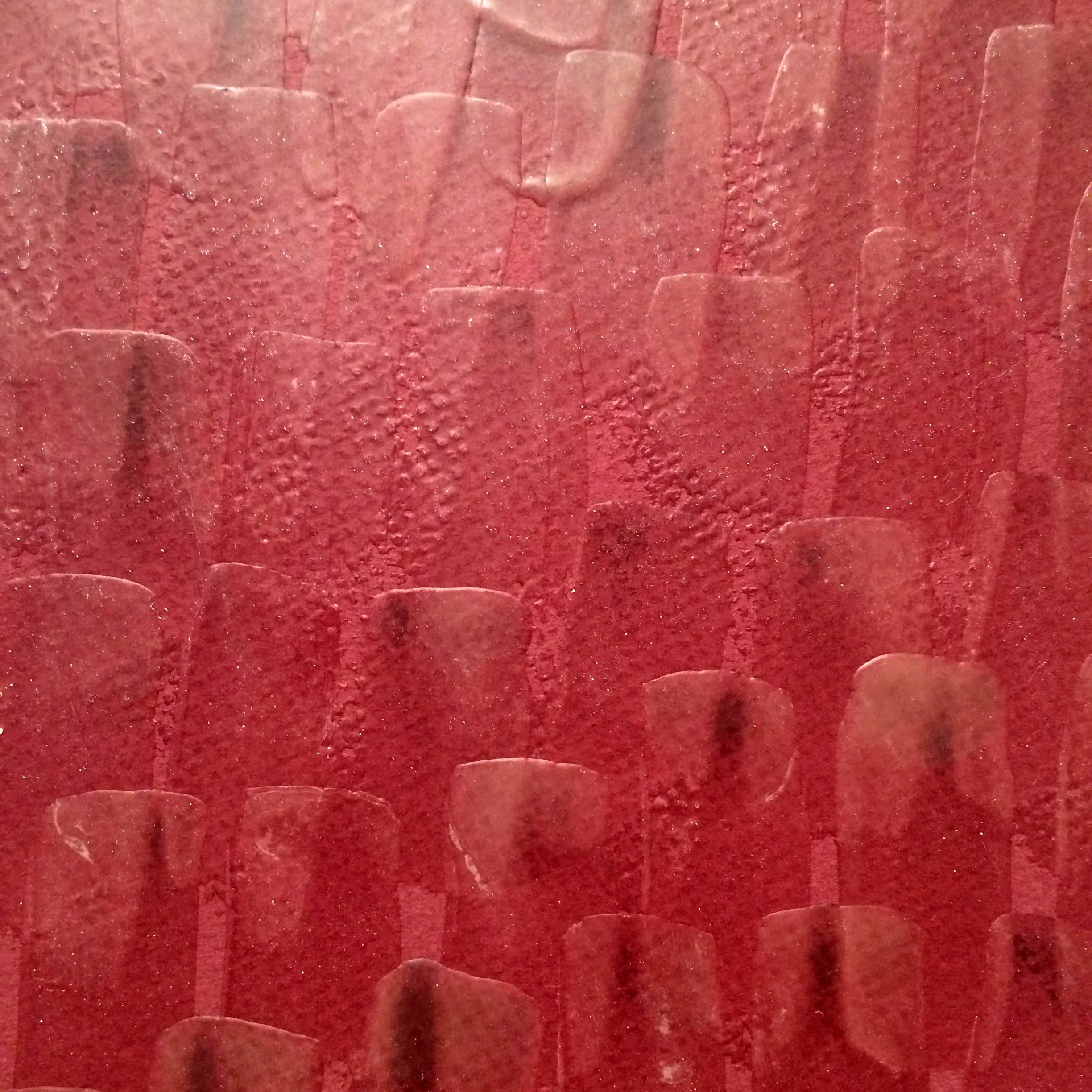 Untitled (Brick), 2014, Encaustic on colored paper, ​12" x 16" (detail)