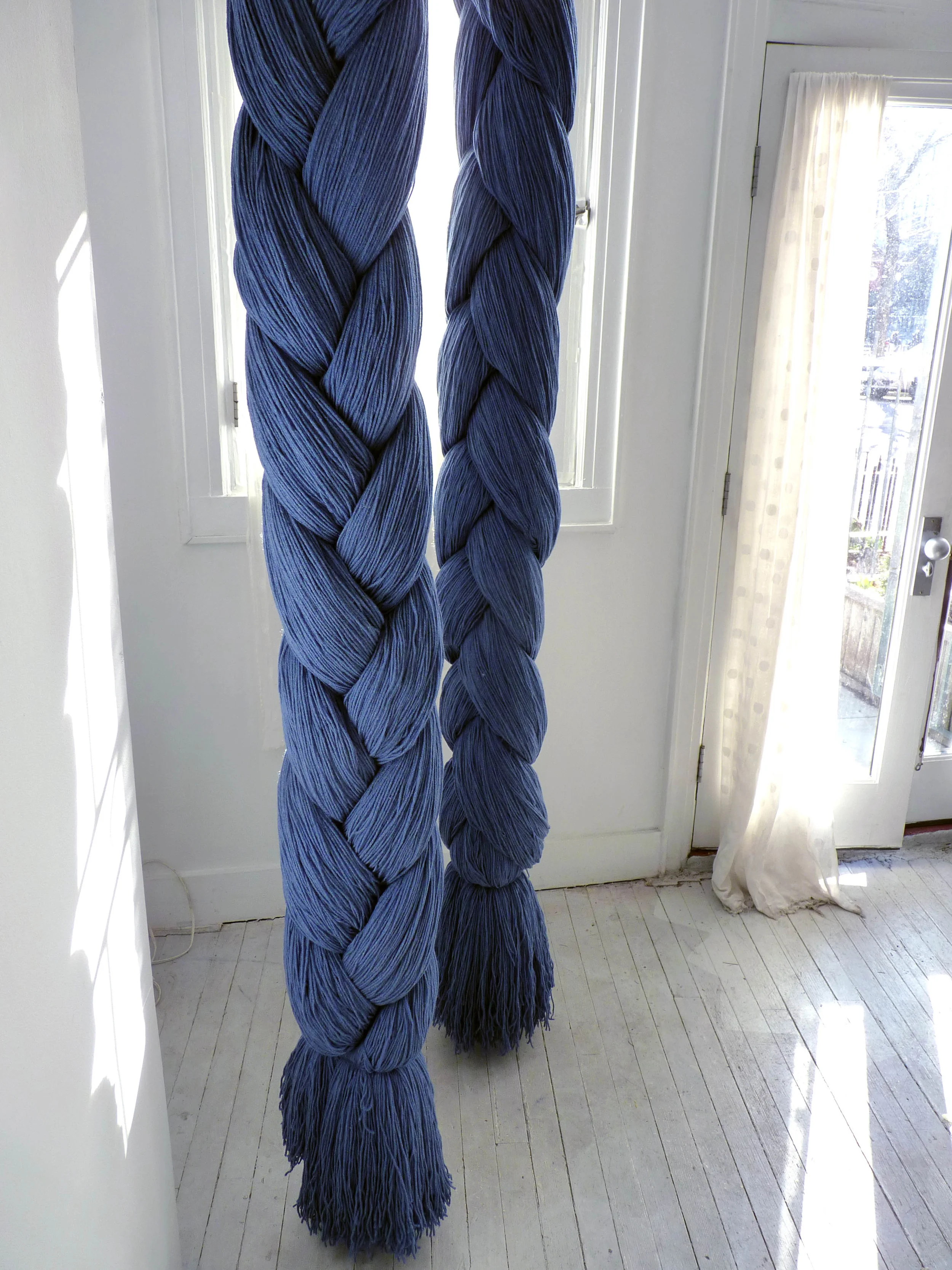 Laura, 2005-11, Acrylic Yarn, hardware, 3 x 4 x 9 feet (Detail)