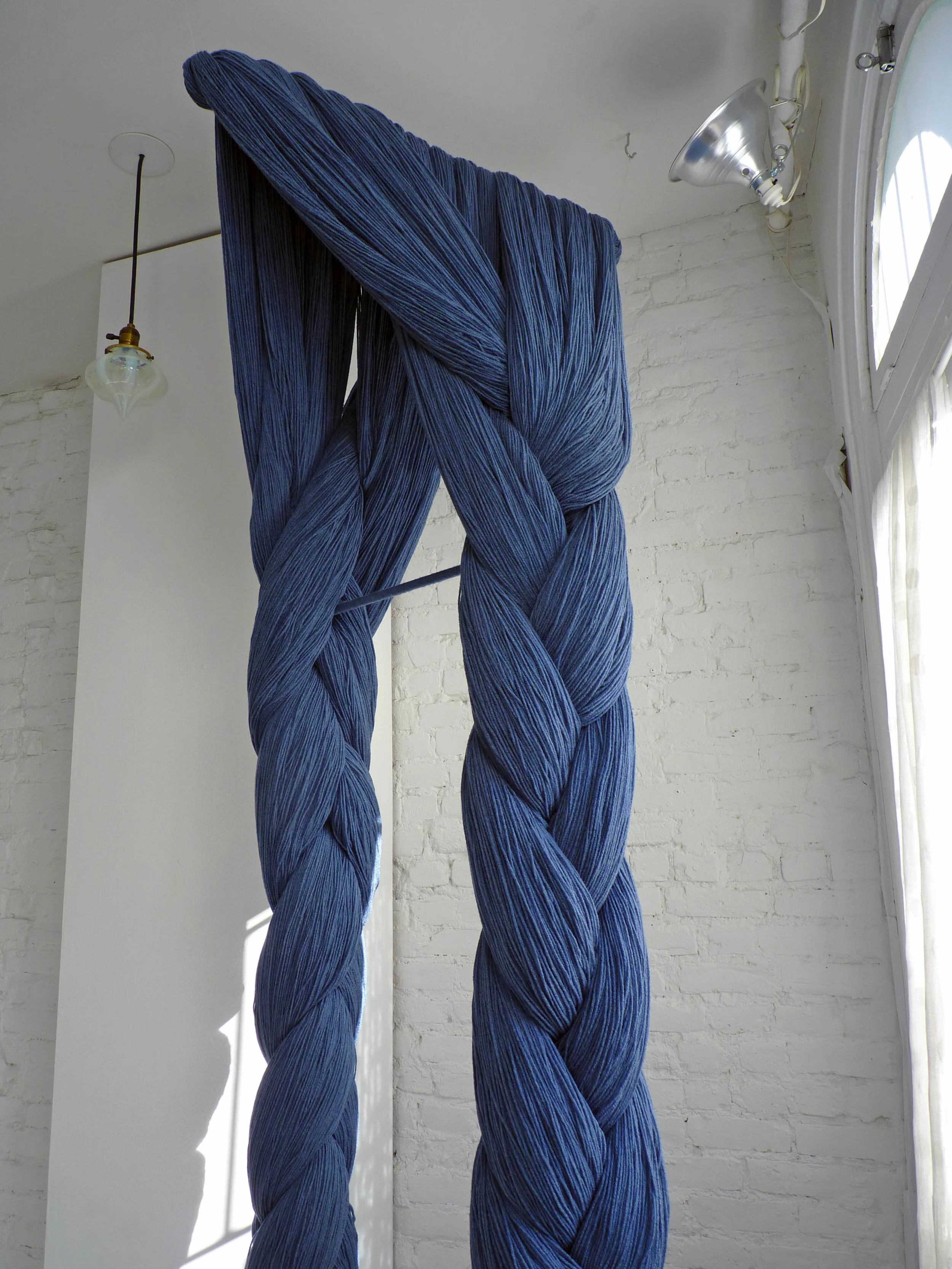 Laura, 2005-11, Acrylic Yarn, hardware, 3 x 4 x 9 feet (Detail)