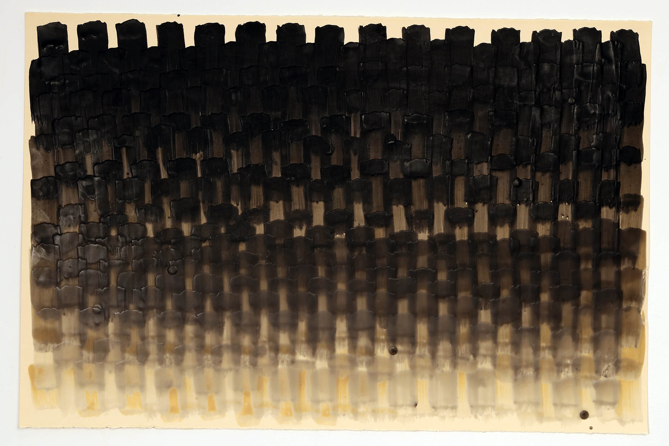 Salem, 2016, Encaustic on archival paper, 30” x 20”
