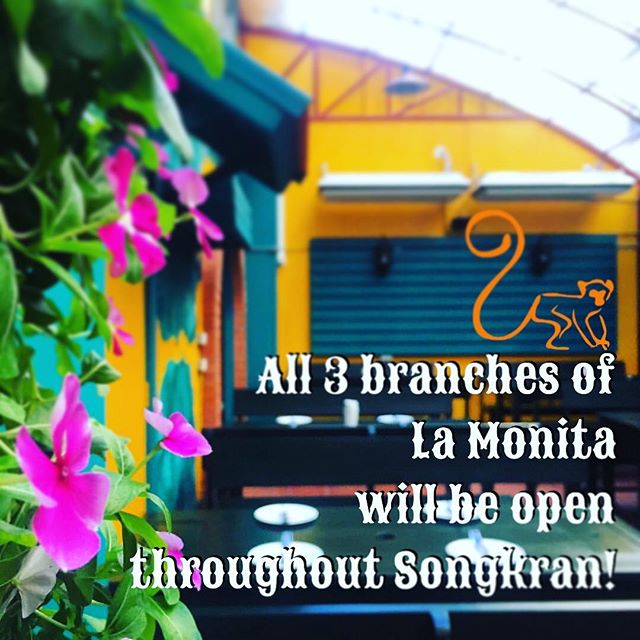 We&rsquo;ll be open in Songkran! Come by 💦🌮🌯🍻💦 Stay dry, order our food through Foodpanda! @foodpandathailand #songkran #foodpanda #tacos #bangkok #margarita #ploenchit