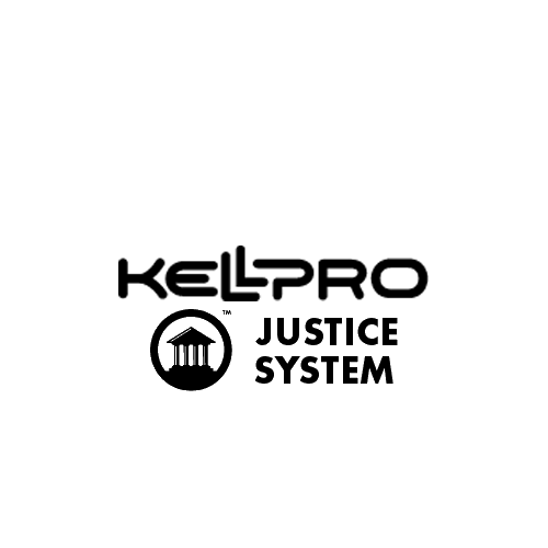 Kelpro Justice System logo with a courthouse icon above the text.