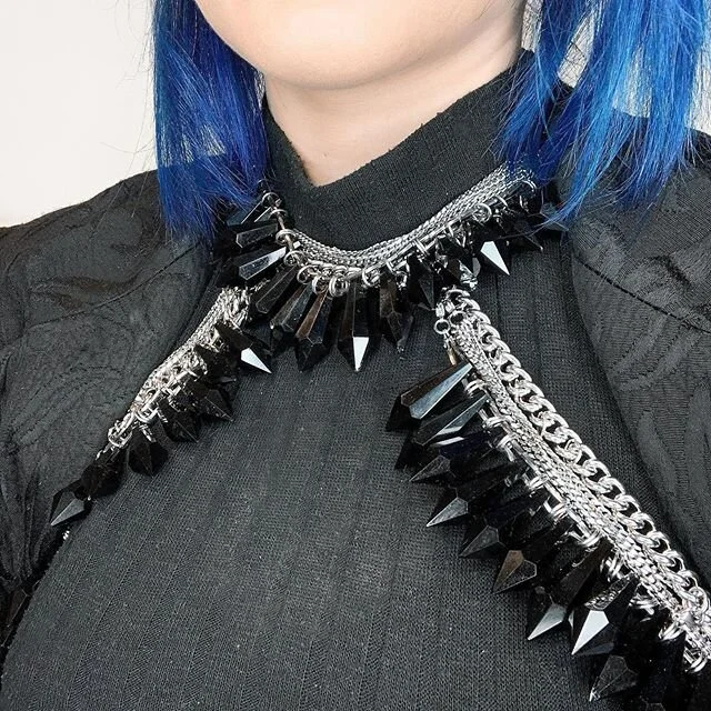 New collection of body chains are in the works 🖤⛓⚒
