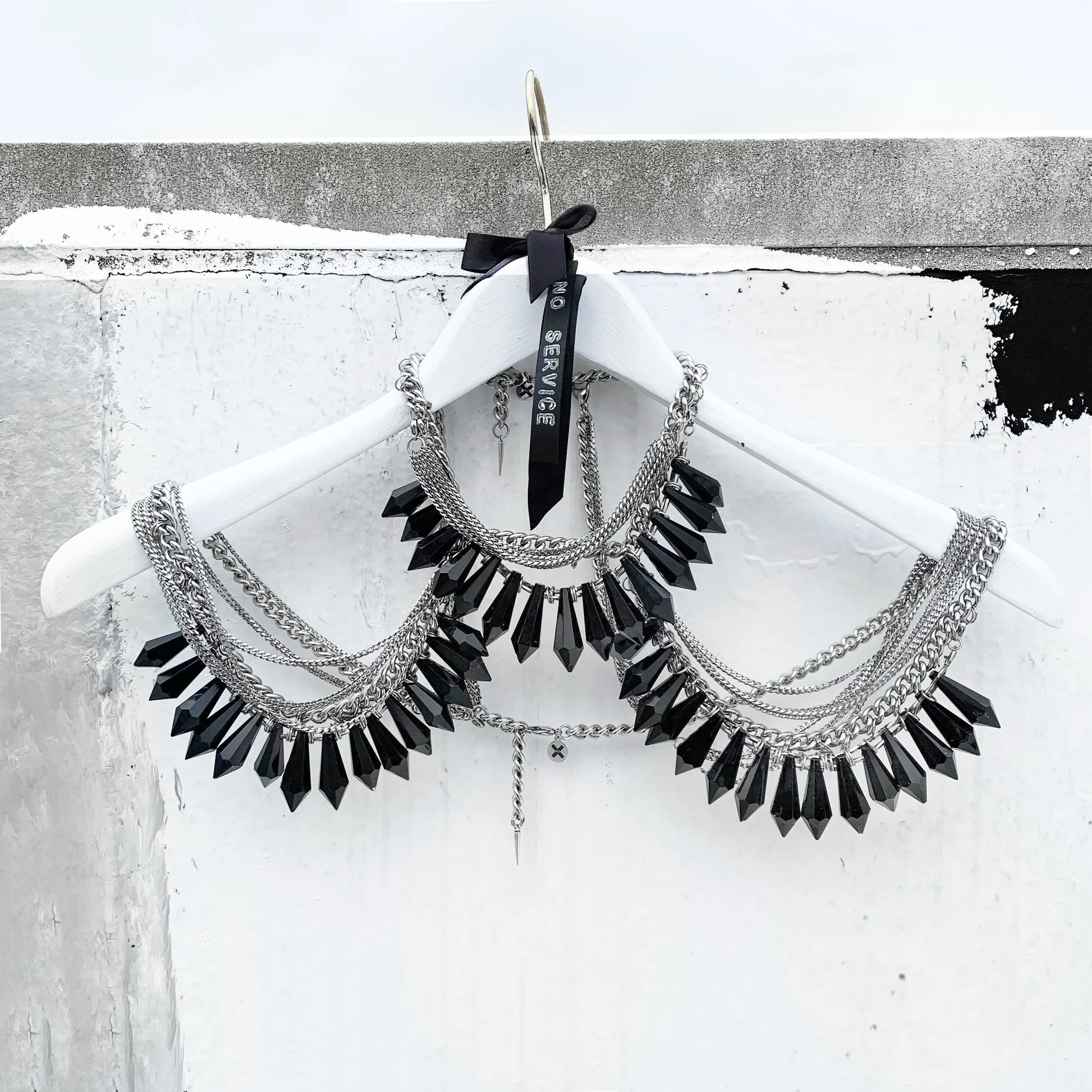 Black Crystal Bodychain