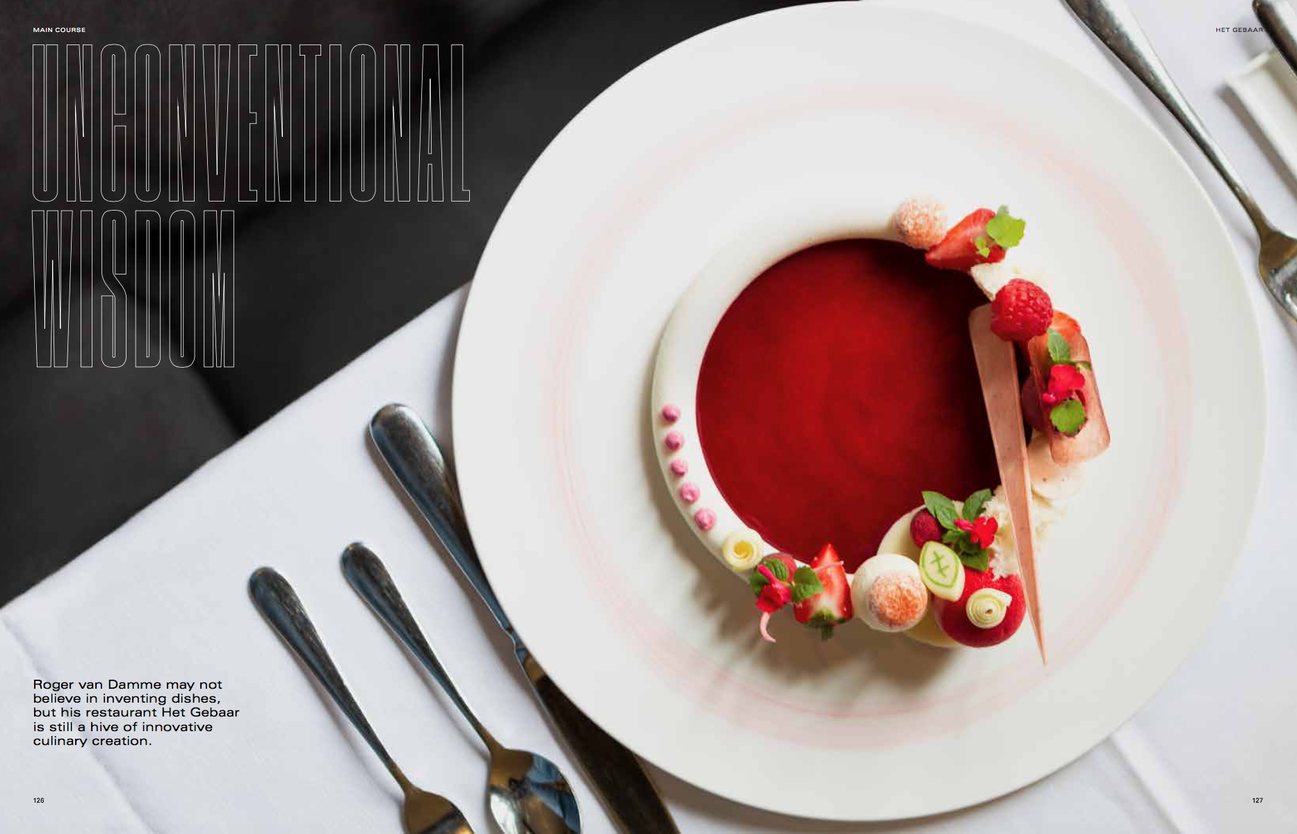 Roger Van Damme, pastry chef and founder of Het Gebaar, Antwerp