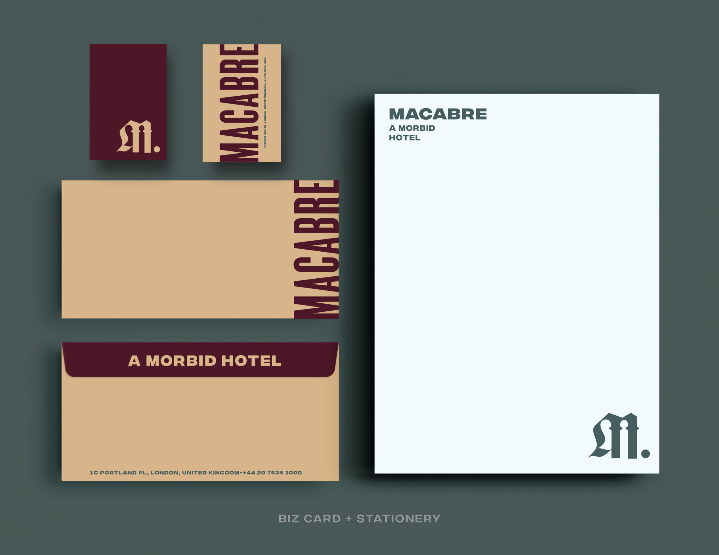 MACABRE: Hotel Branding Identity