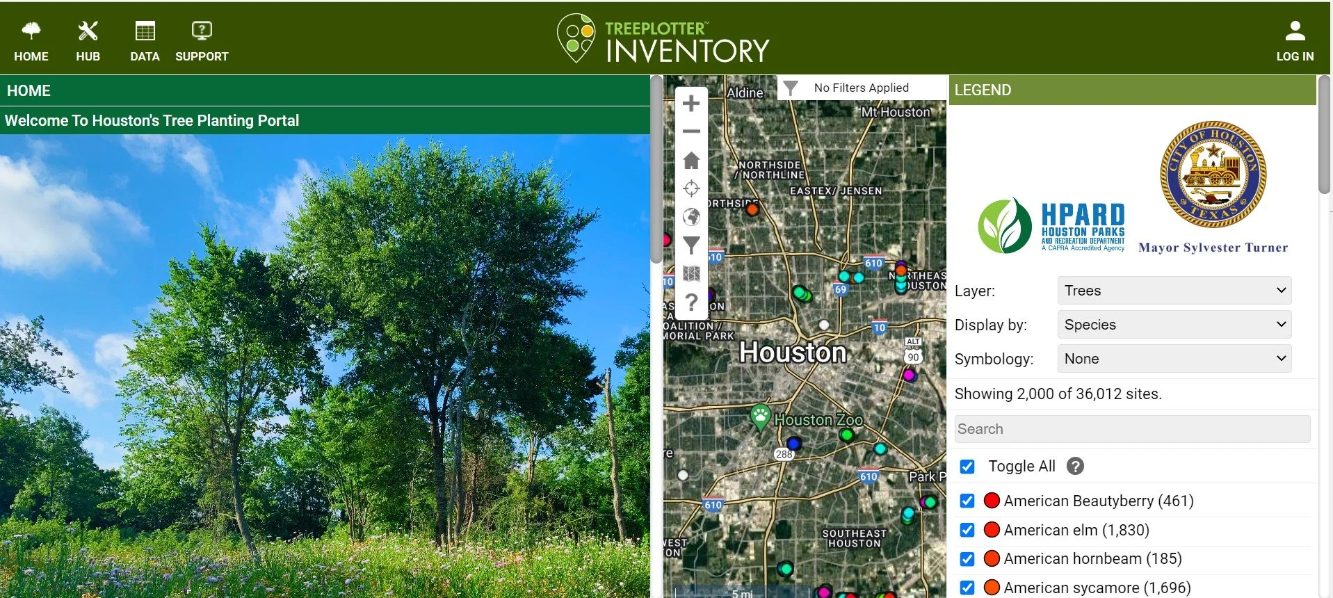 Tre Inhouston Houston Native Trees