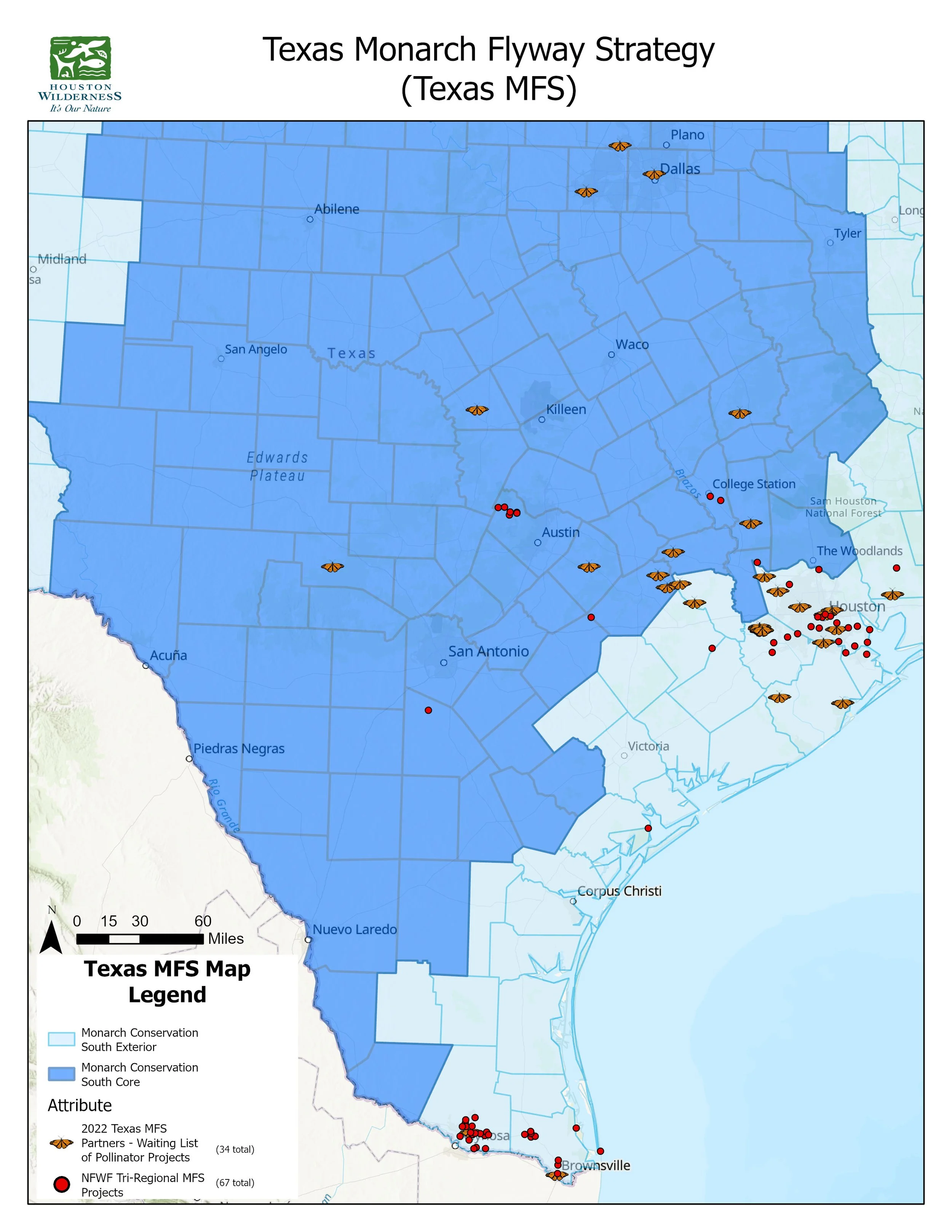 Texas Monarch Flyway Strategy (TxMFS) Program — Houston Wilderness