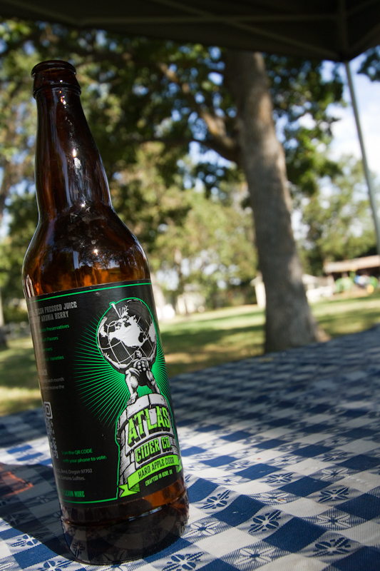 Enjoyed a bottle of Atlas Hard Cider before bed