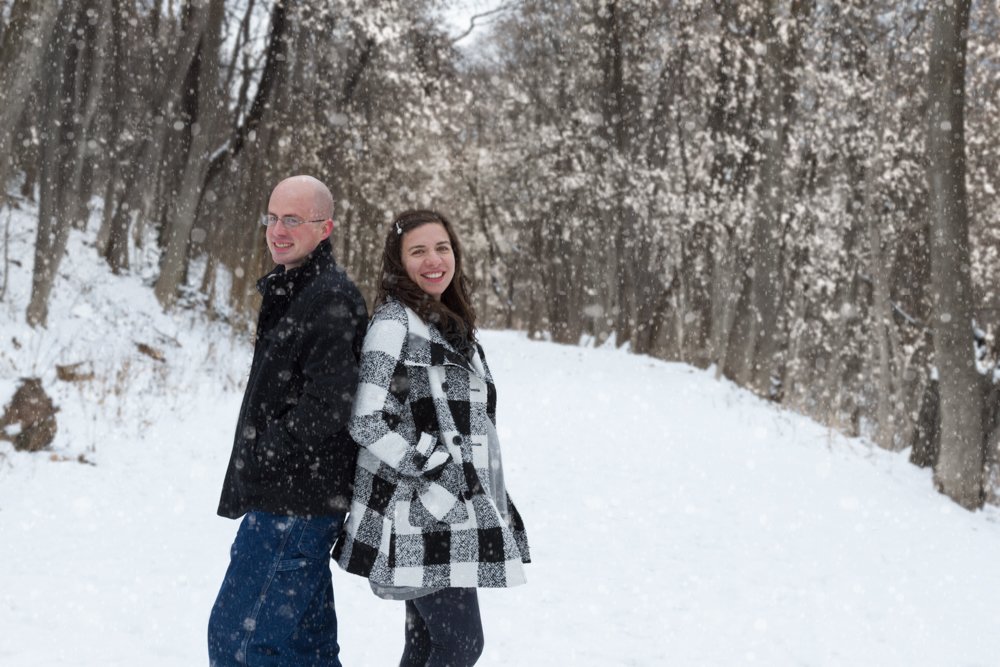 Missy and Paul Winter Maternity Shoot