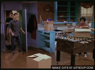 chandler-joey-and-the-dog.gif