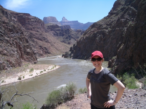 Katie in Grand Canyon