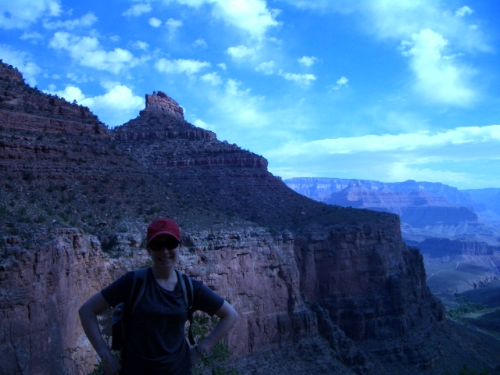 Katie Hiking Grand Canyon