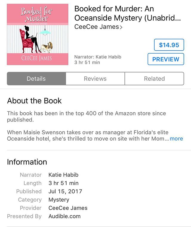 I'm so sorry excited!! The first full length audiobook that I've narrated is for sale! Check it out on iTunes, Amazon or Audible. 💃🏻💃🏻💃🏻💃🏻