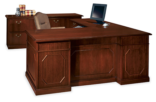    Senator desk and storage with Muirfield seating 