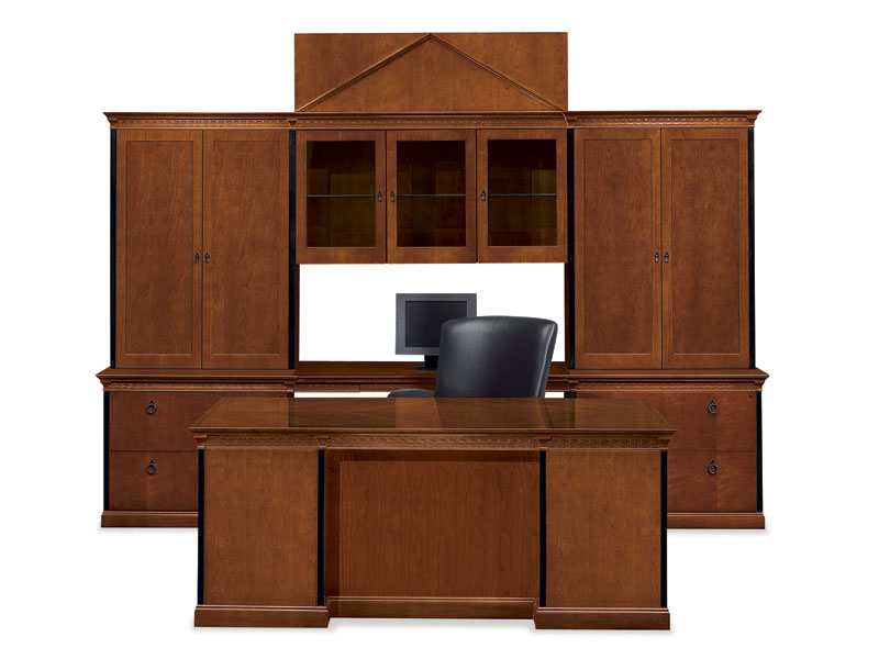    Innsbruck executive desk and storage with Stature seating 