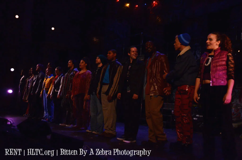 As Joanne Jefferson in Harbor Lights Theatre Company's RENT. Photo by Bob Johnson.