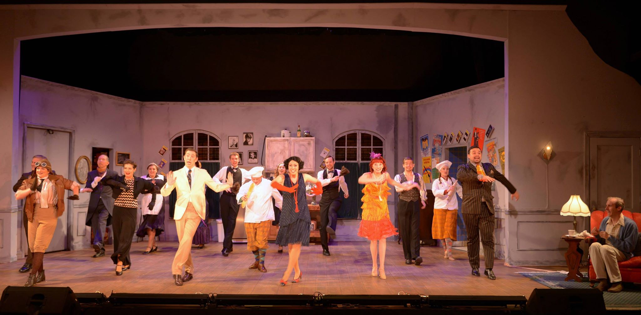 As Trix the Aviatrix in the Ozark Actor's Theatre's The Drowsy Chaperone.
