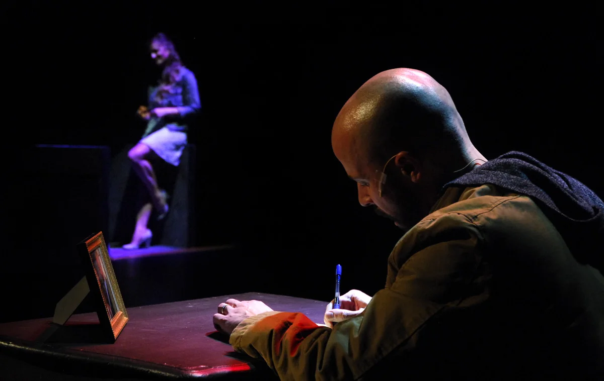 As Cathy Hiatt in 4th Wall Theatre's The Last Five Years. Photo by Tom Schopper.