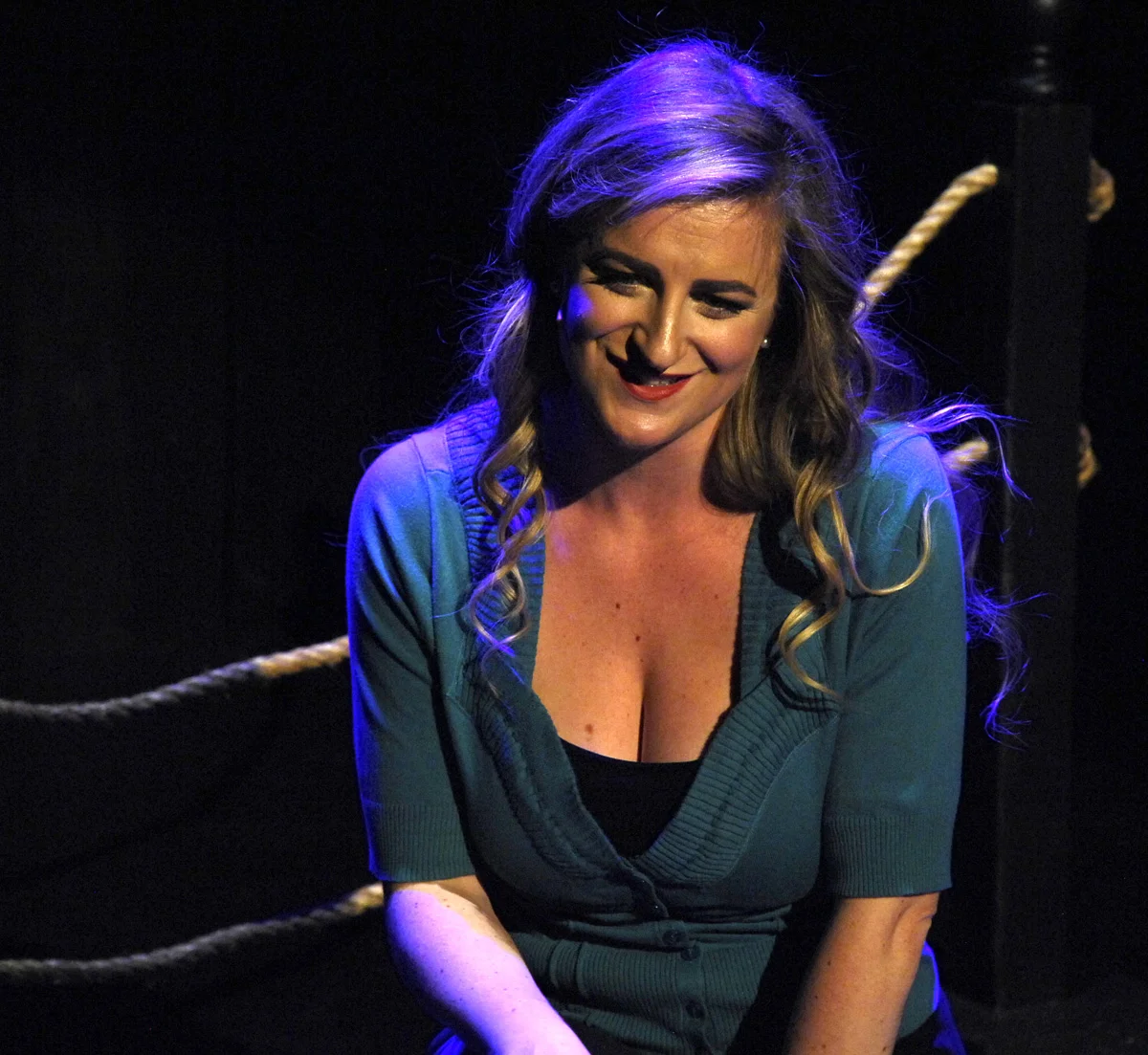 As Cathy Hiatt in 4th Wall Theatre's The Last Five Years. Photo by Tom Schopper.