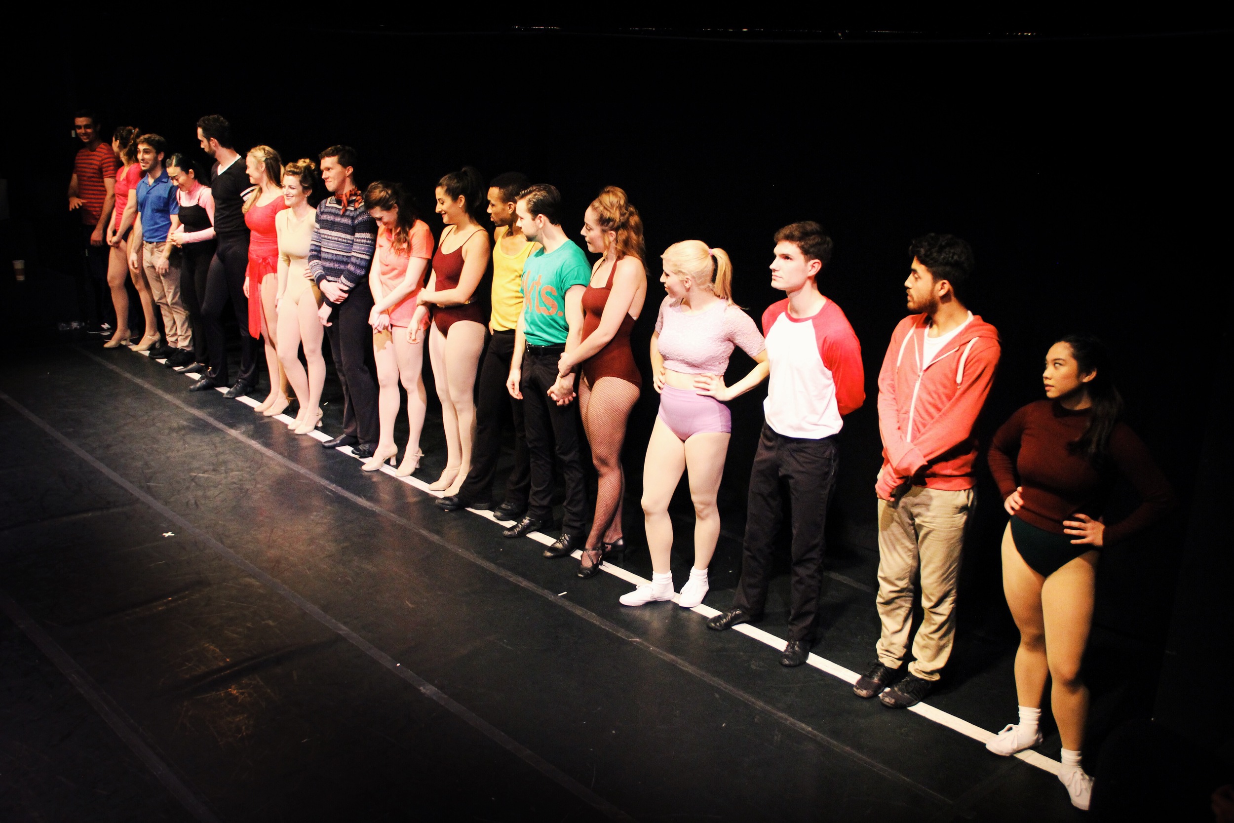 As Sheila Bryant in The Secret Theatre's A Chorus Line. Photo by David Krochalis.