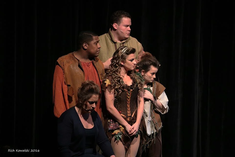 As Tinkerbell in the world premiere of Wendy's Shadow. Photo by Rich Kowalski.