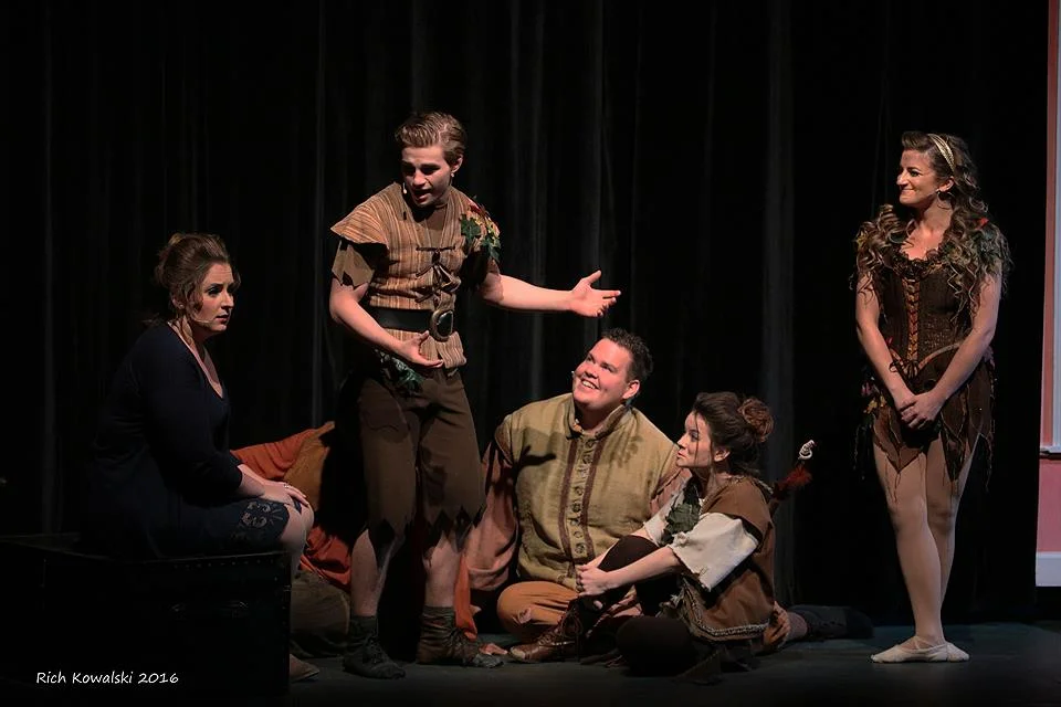As Tinkerbell in the world premiere of Wendy's Shadow. Photo by Rich Kowalski.