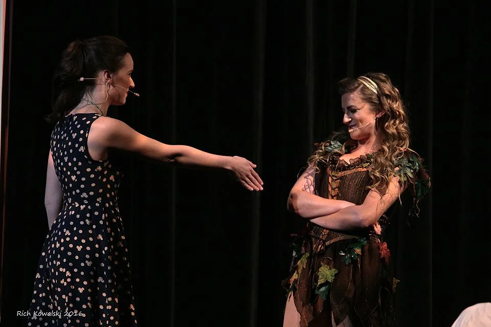 As Tinkerbell in the world premiere of Wendy's Shadow. Photo by Rich Kowalski.