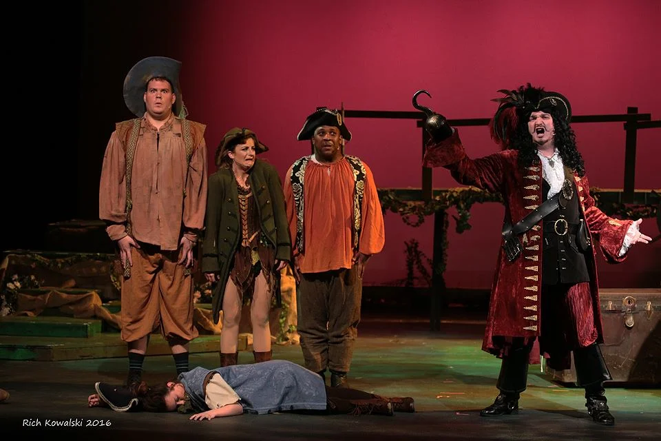 As Tinkerbell in the world premiere of Wendy's Shadow. Photo by Rich Kowalski.