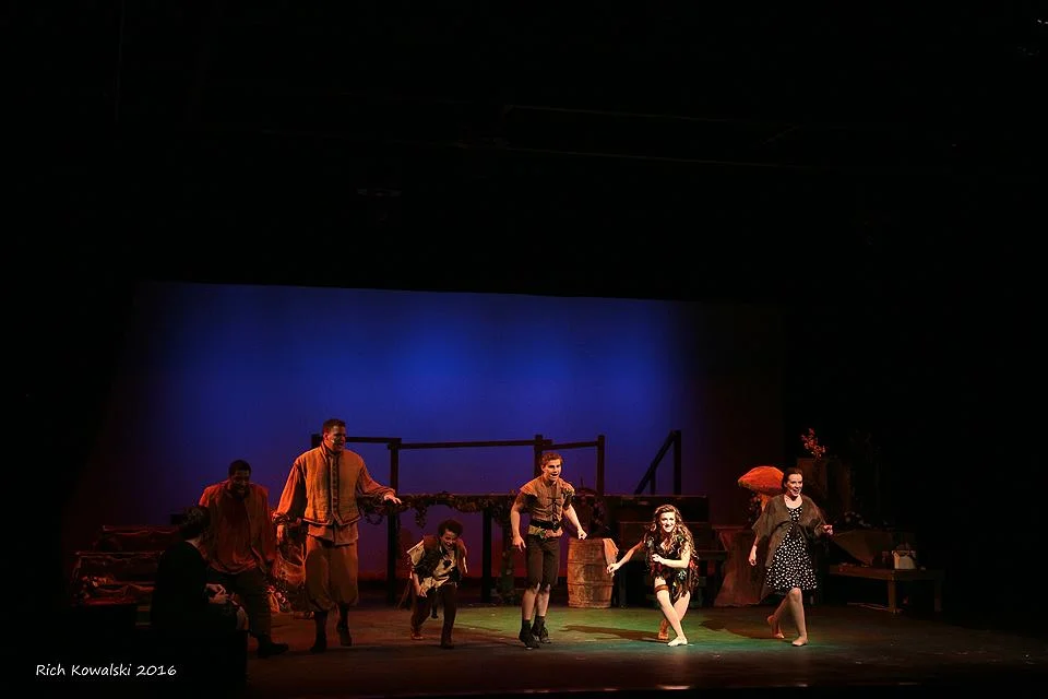 As Tinkerbell in the world premiere of Wendy's Shadow. Photo by Rich Kowalski.