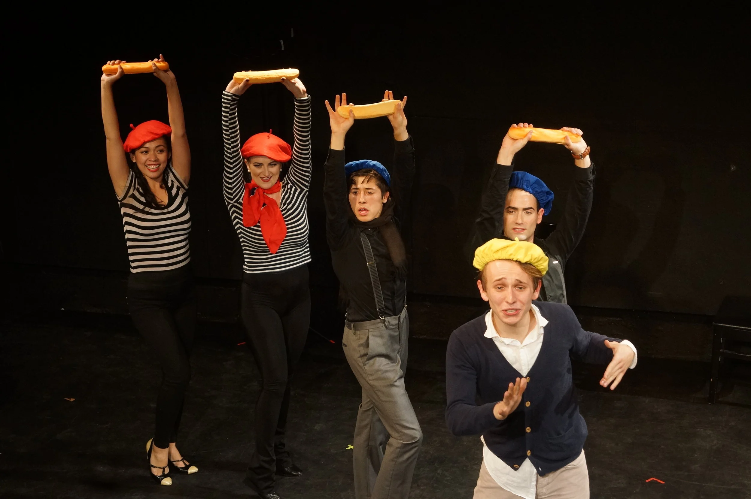 As The Director/Ensemble in the MuSE Festival's premiere production of Men With Money. Photo by Yui Kitamura.