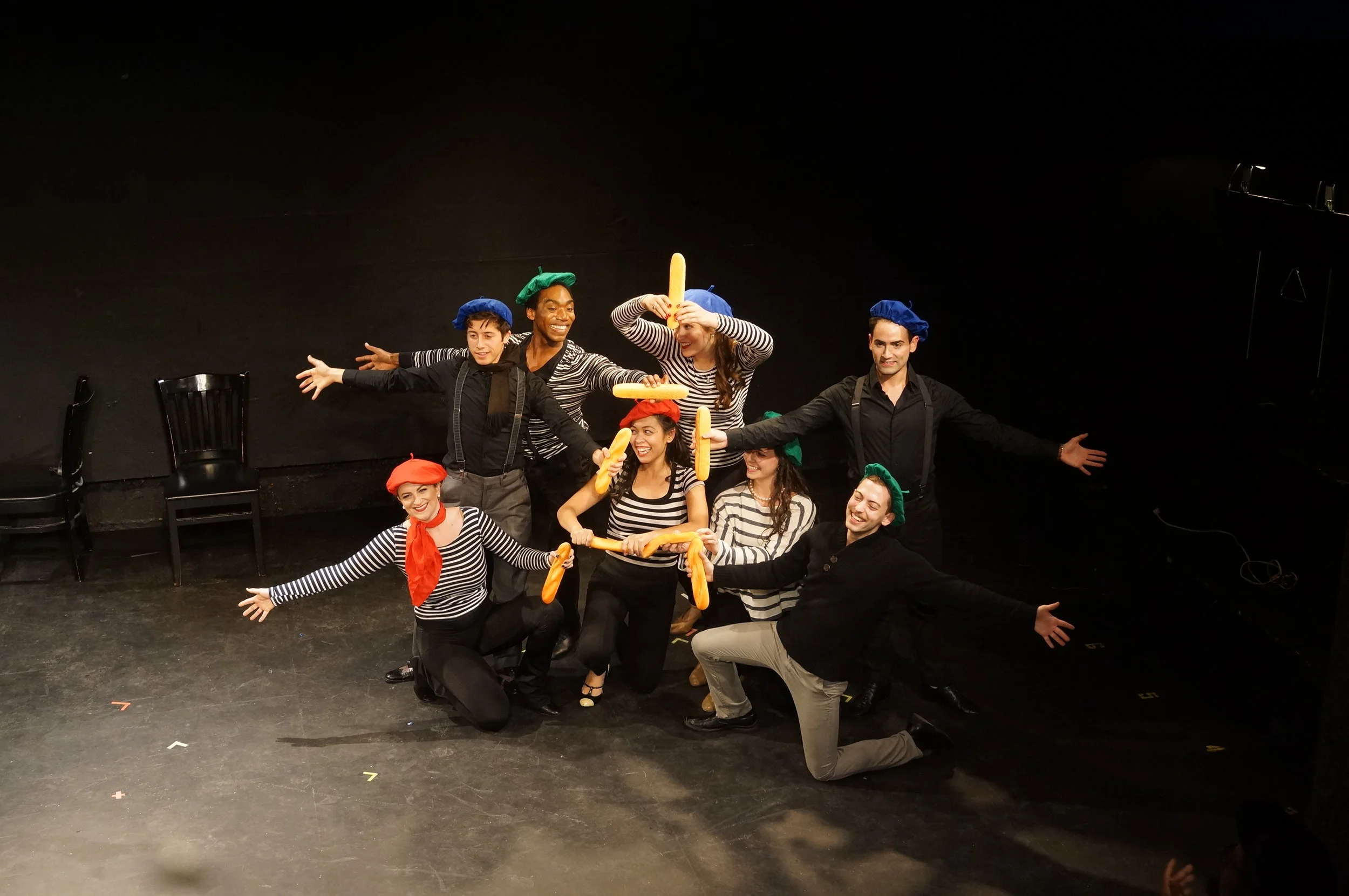 As The Director/Ensemble in the MuSE Festival's premiere production of Men With Money. Photo by Yui Kitamura.